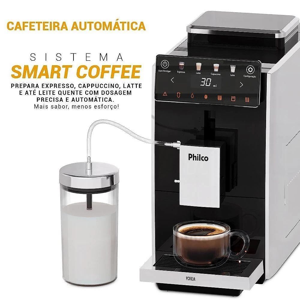 Cafeteira Expresso Philco 20 Bar 1,2L Com Moedor PCF03A 220V