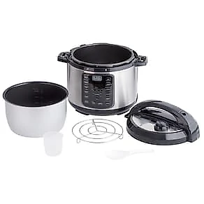 Panela de Pressão Elétrica Black+Decker PP900G Gourmand Gris 5L 900W Inox 110V
