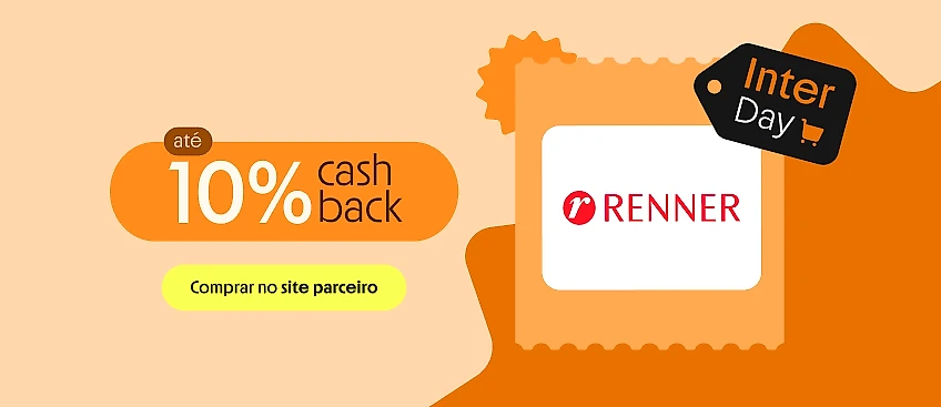 RENNER COM ATÉ 10% DE CASHBACK