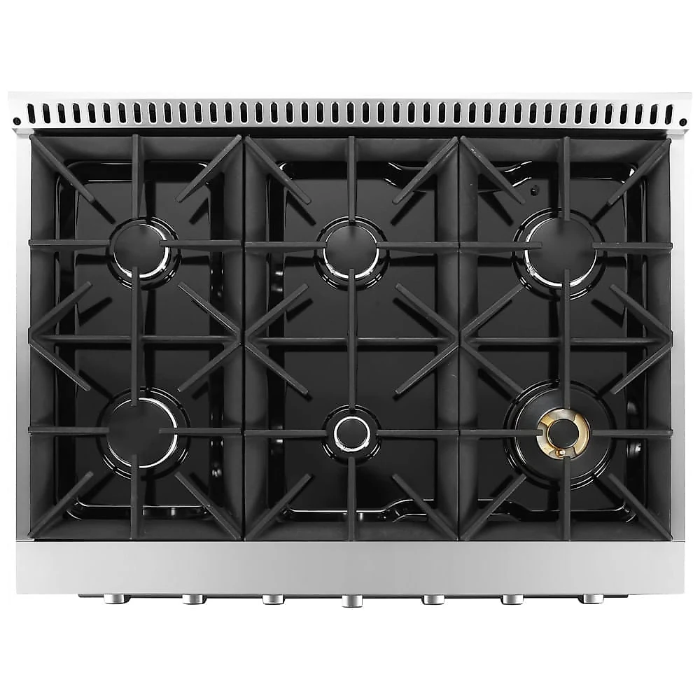 Fogão 6 bocas 91cm Cosmo inox Vista forno a gás 127L convecção dupla 110V