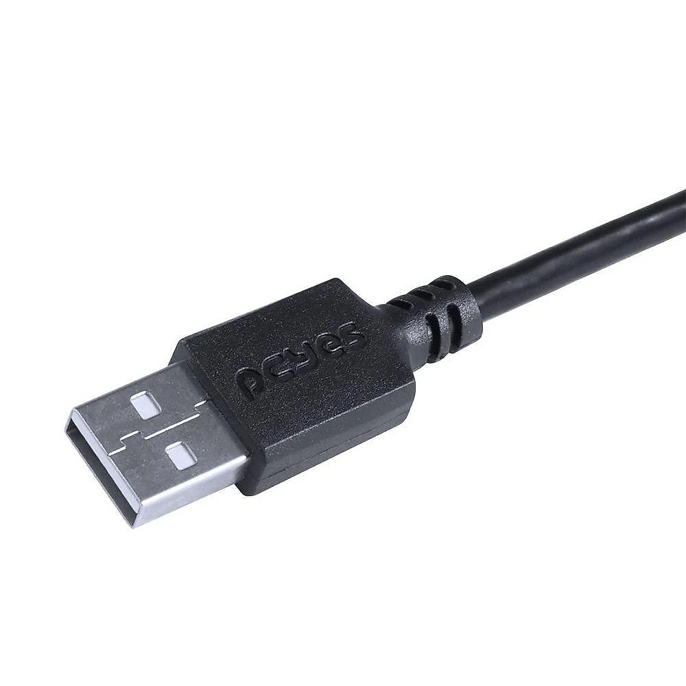 Cabo Micro USB para USB-A 2.0 Pcyes PMUAP-3 para Dados 480MBPS 5V 3A Preto 3 METROS