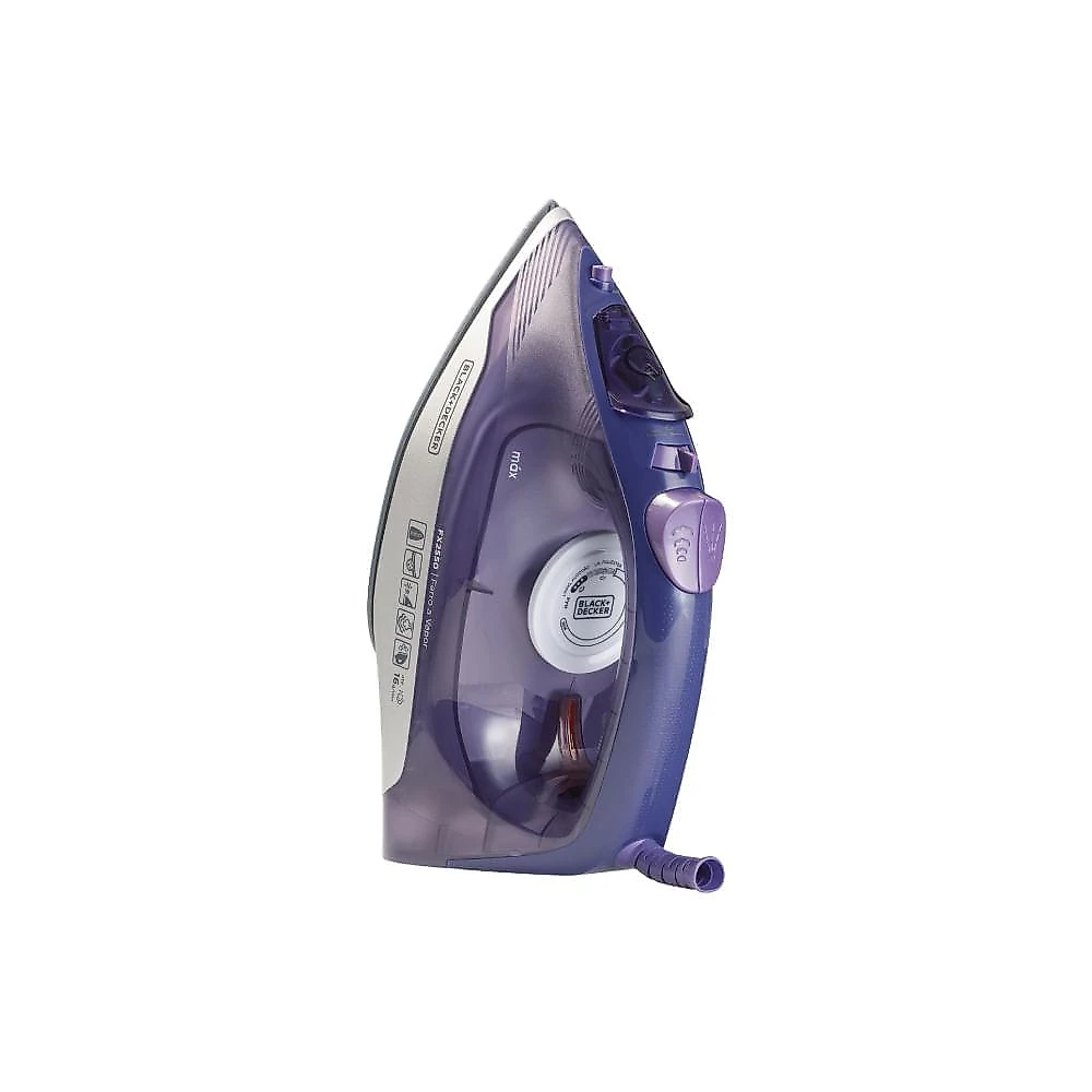 Ferro de passar a vapor ceramic gliss - black+decker - autolimpeza - 2000w - 220v preto