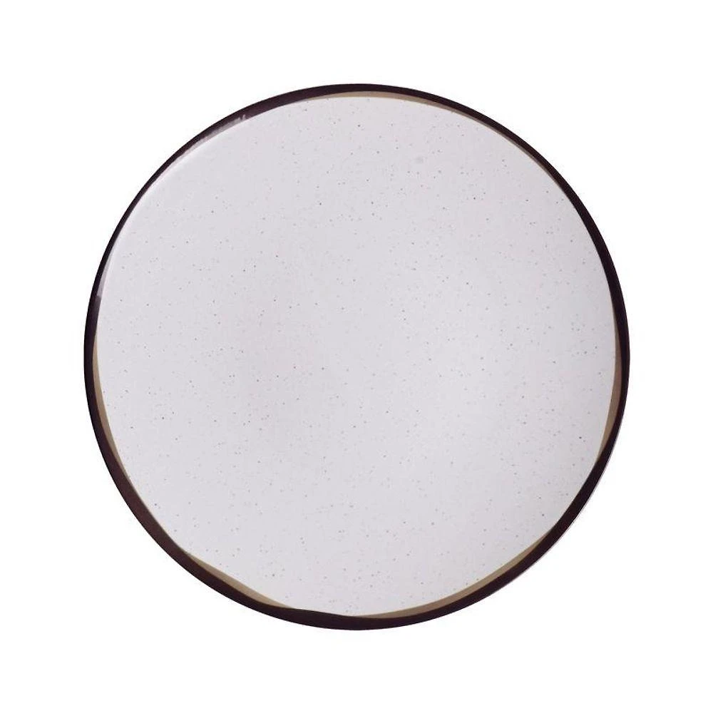 Prato Raso Tramontina Canyon 25cm Em Porcelana Decorada