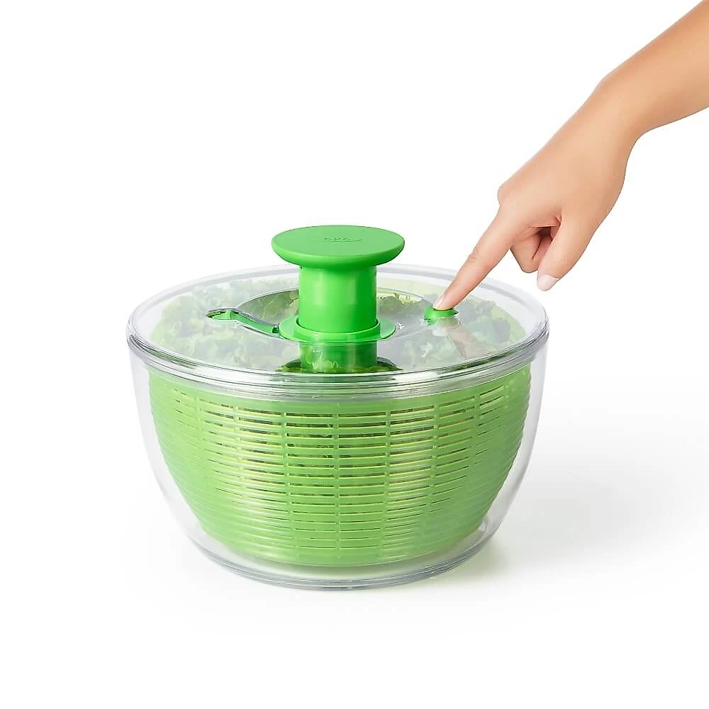 Lava e Seca Saladas de Plástico OXO Verde