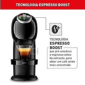 Cafeteira Expresso Arno Dolce Gusto Genio S Plus DGS2 - Preta 110V