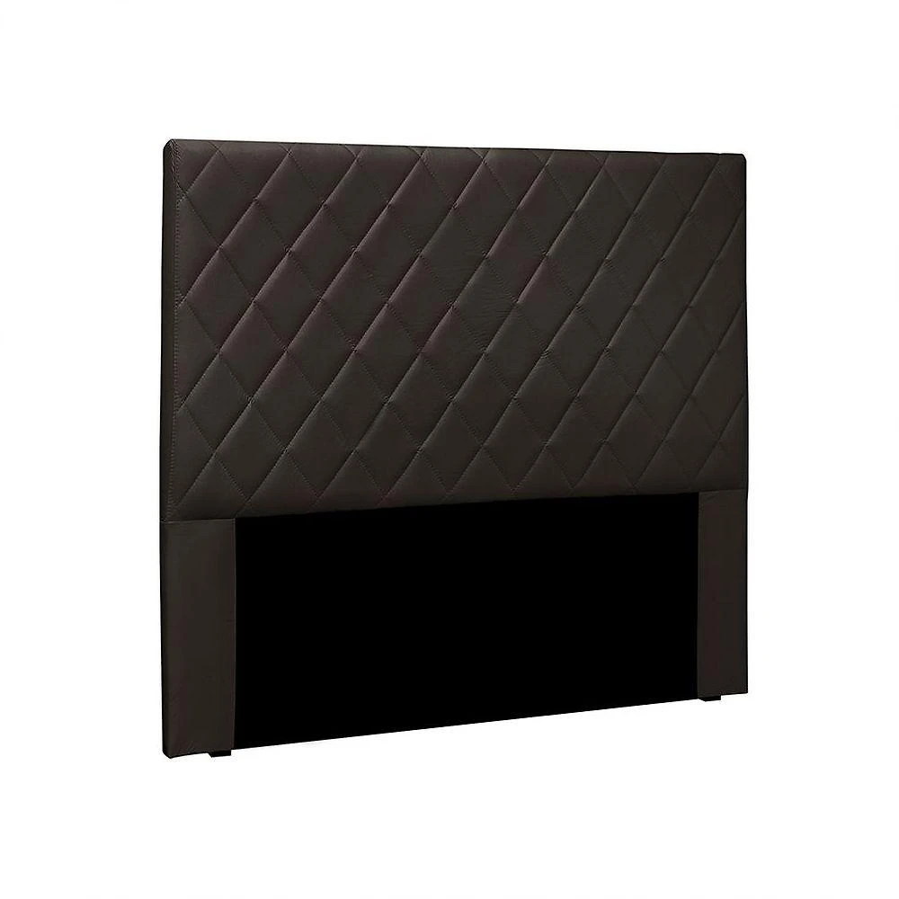 Cabeceira Dubai para Cama Box Casal 140cm Corino Marrom