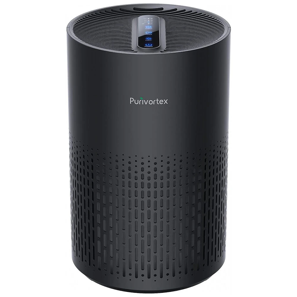 Purificador de Ar de Quarto com Filtro HEPA H13 para Pólen, Fumaça, Odor, 110V, v, Preto
