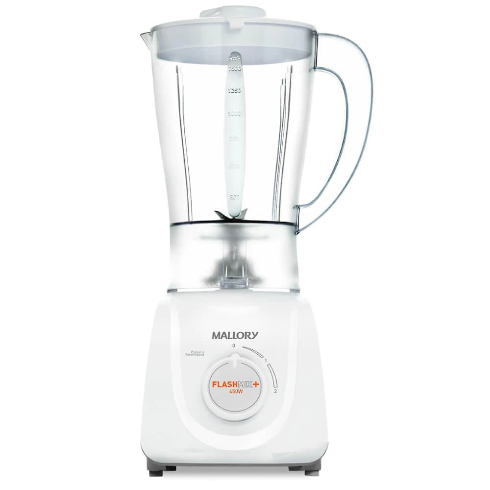Miniatura Liquidificador Mallory Flash Mix 2 Velocidades 450W 220V