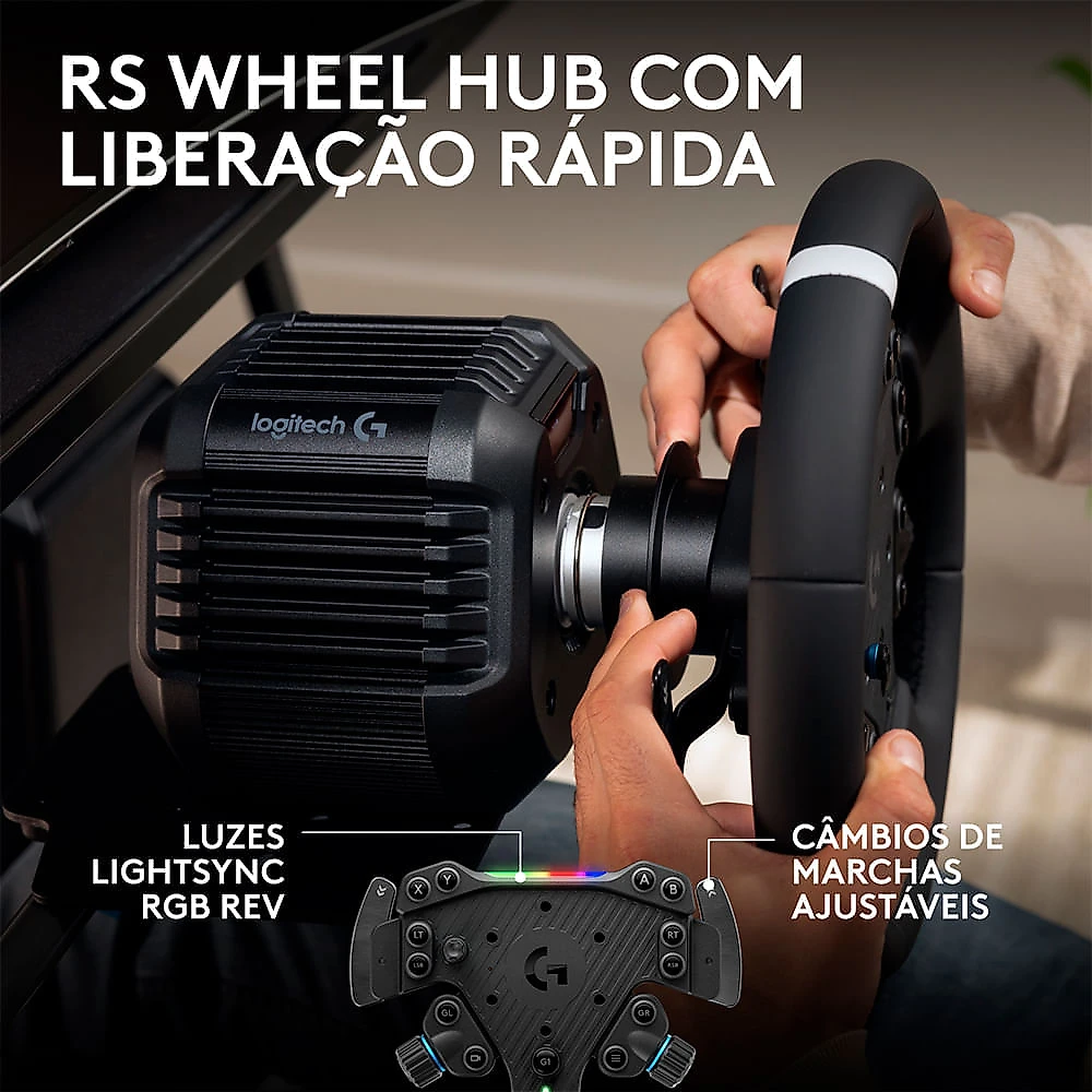 Volante Logitech G RS50 System para Xbox e PC - 941000273
