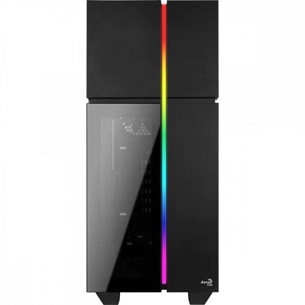 Gabinete Gamer Aerocool Playa Preto Rgb Lateral Vidro