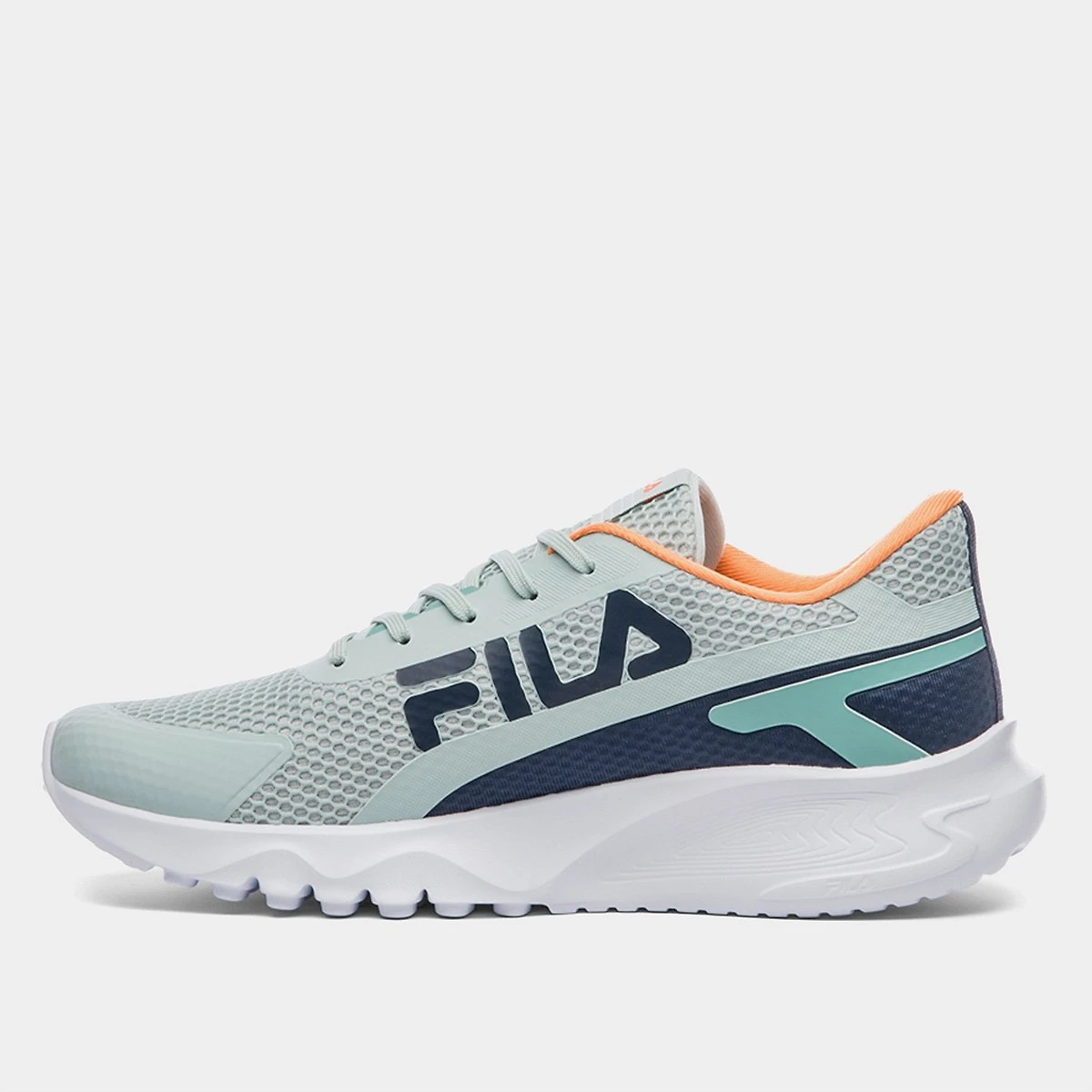 Miniatura Tenis Fila Prize Feminino Verde+laranja - 34
