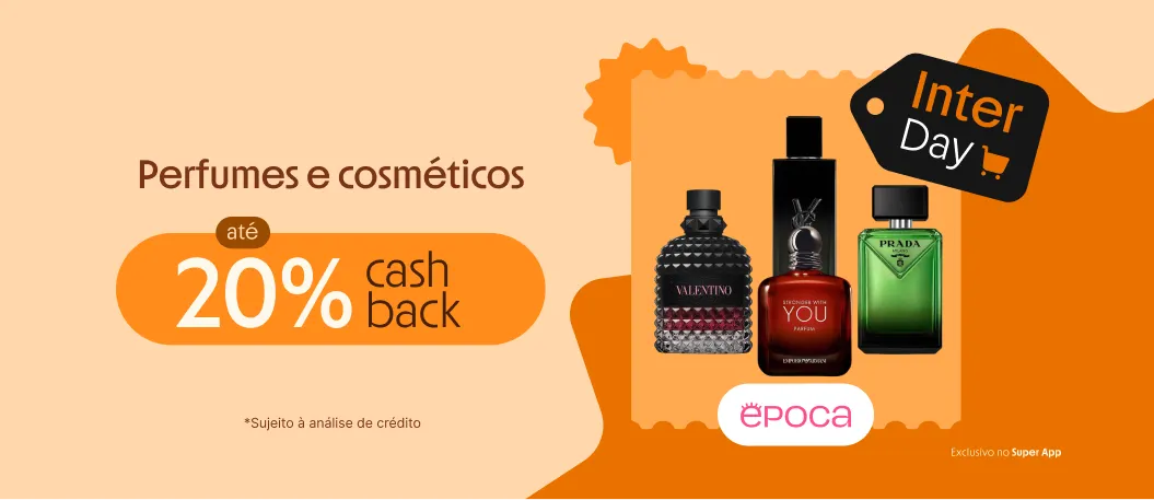 Epoca até 20% de cashback