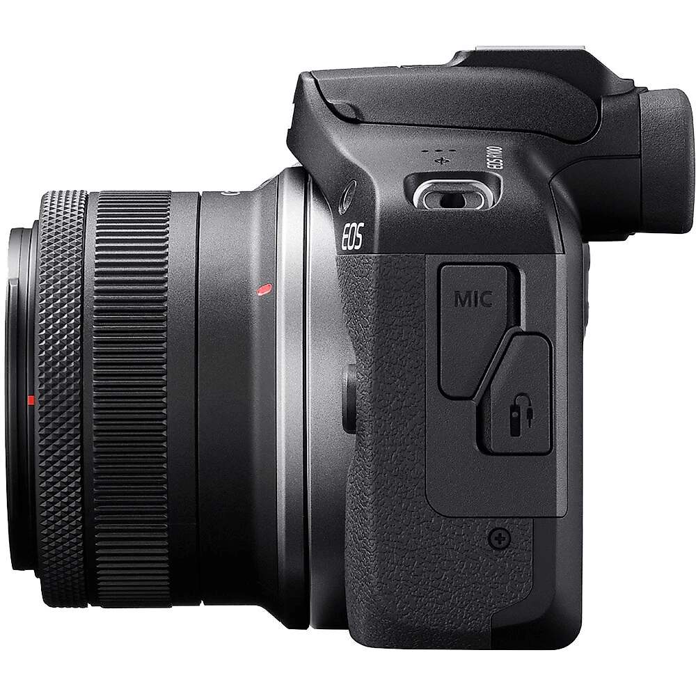 Câmera Canon EOS R100 Mirrorless 4k com Lente RF-S 18-45mm IS STM