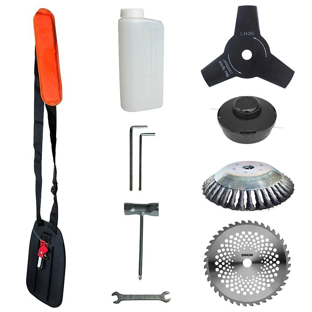 Roçadeira à Gasolina Rl520p 52cc + Escova De Aço + Faca 40d