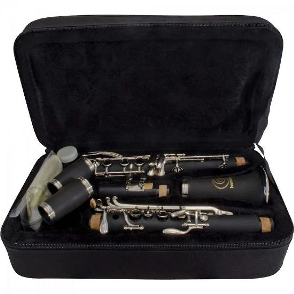 Clarinete HCL-520 BB com 17 Chaves Niqueladas e Molas em Aço Inoxidável Harmonics