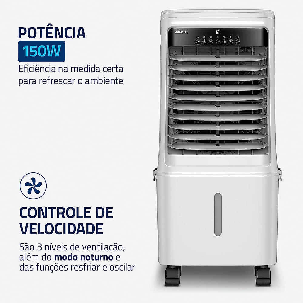 Climatizador Wind Turbo Mondial Branco 150W 127V/220V - CL-25L 110