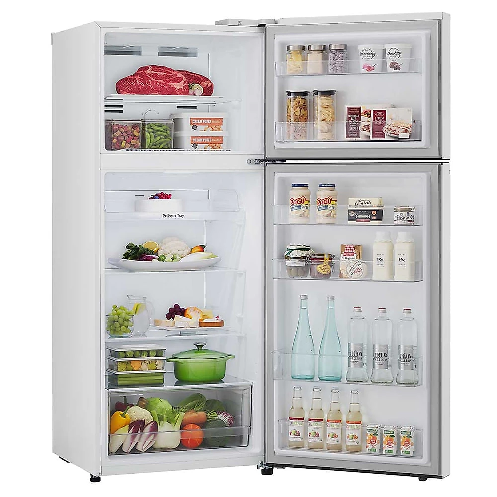 Geladeira LG Frost Free Inverter 375L Duplex GN-B372PQW Branco - 220V