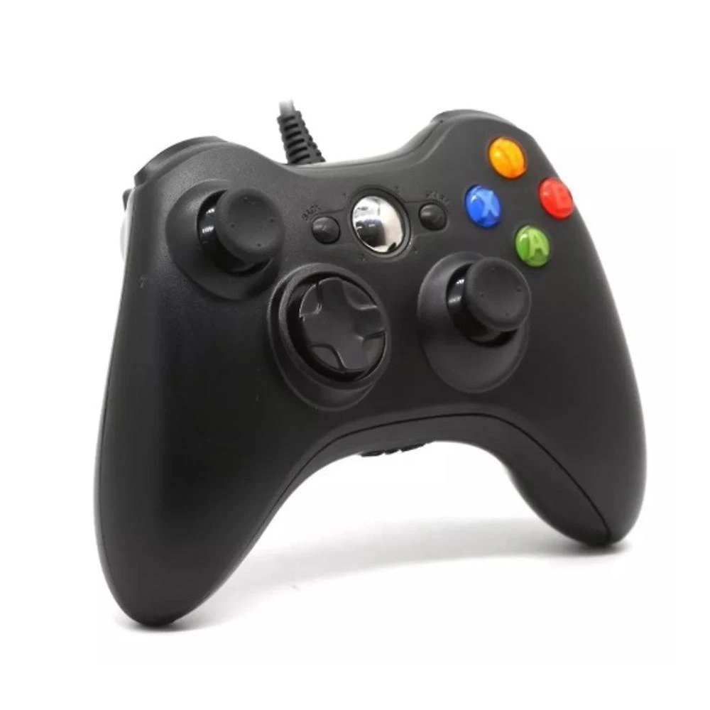 Controle Manete Com Fio Xbox 360 2m Usb