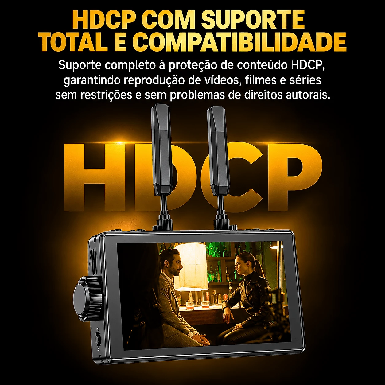 Monitor Receptor Sem Fio Desview Thundermon RX 5.5" 1080p60