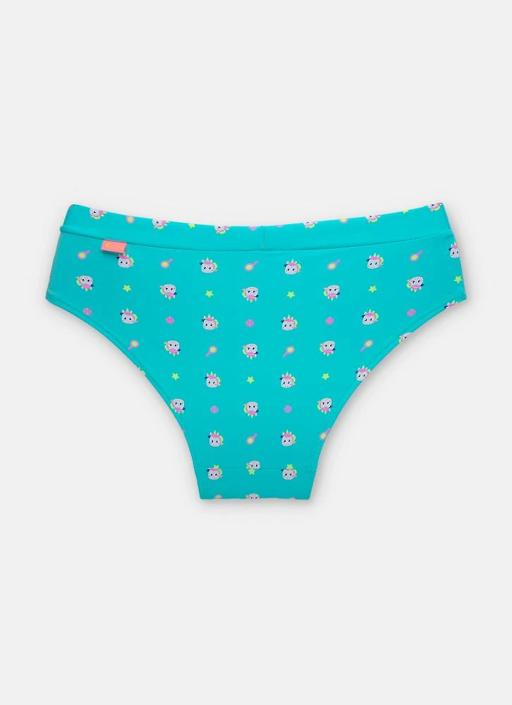 Calcinha boneca microfibra menina teen unicórnio tênis