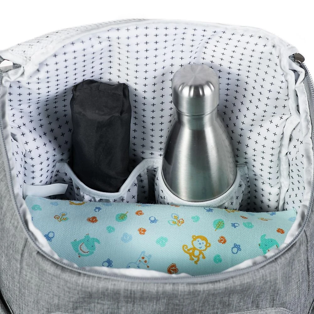 Mochila Maternidade Totti Cinza Cinza