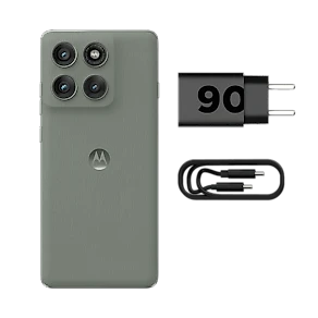 Smartphone Motorola Edge 60 Pro 5G Cinza 512GB, 12GB RAM + 12GB Ram Boost, Tela 6.7" 120Hz, Câmera Sony LYTIA 700C 50MP e Dimensity 8350 Extreme