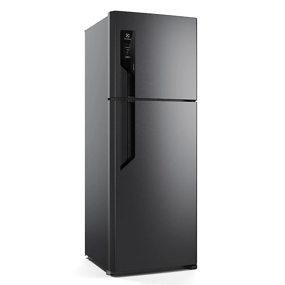Geladeira electrolux frost free tf71b duplex efficient com autosense black inox look - 480 litros 110