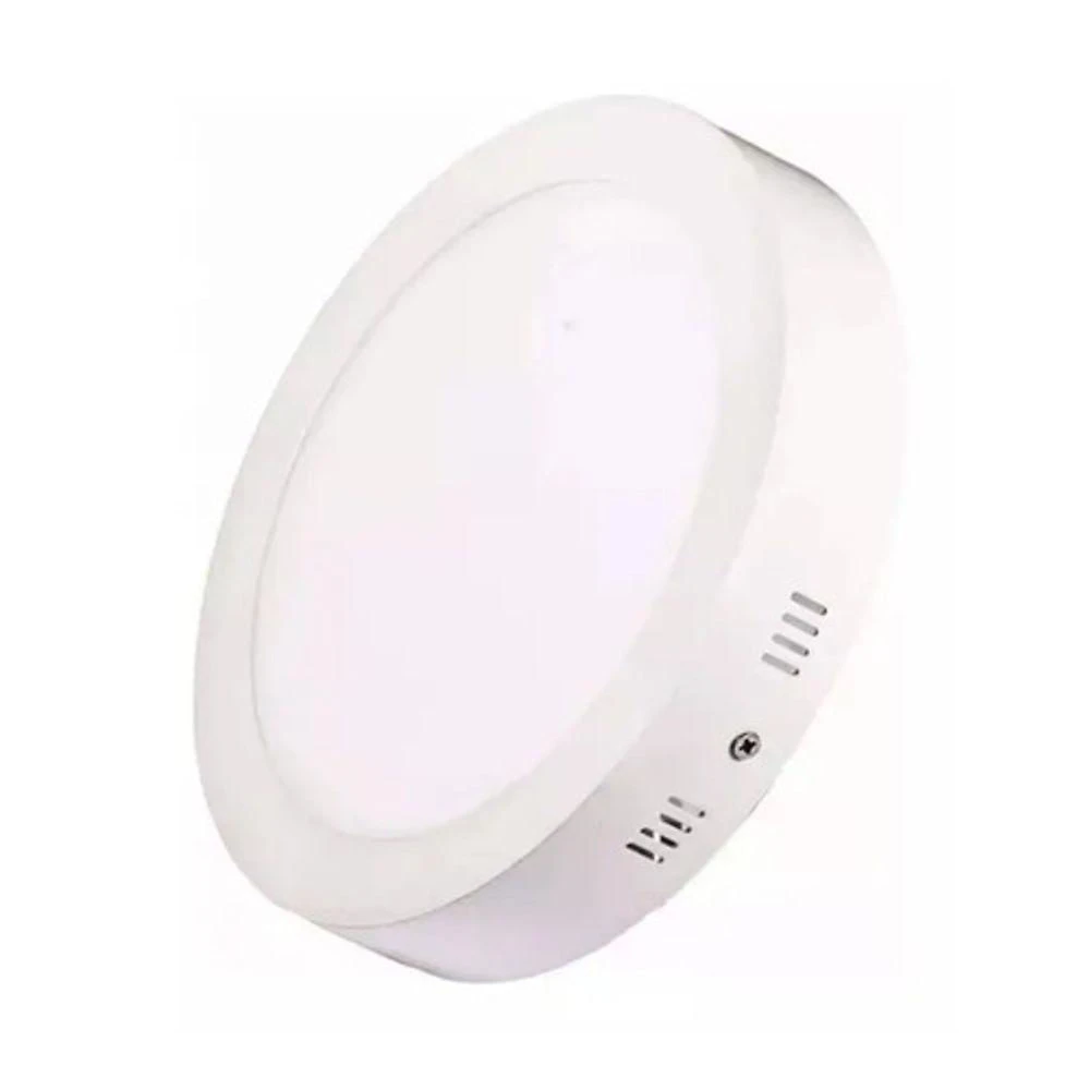 Painel LED Redondo Sobrepor Bivolt 18W Branco Blumenau Iluminação