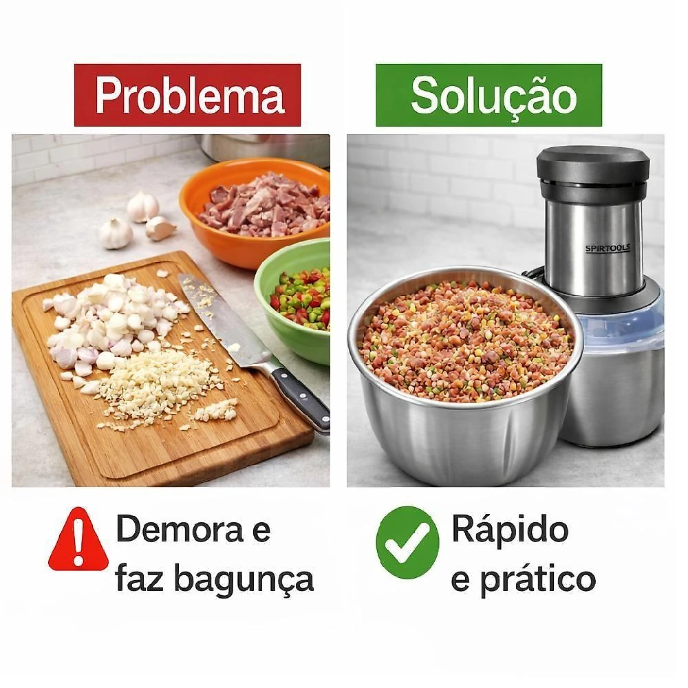 Multiprocessador Yeet STARTOOLS 200W 2L Inox 3 Velocidades 220V