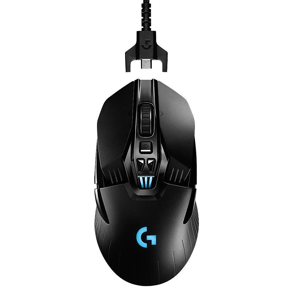 Mouse Gamer Sem Fio Logitech G903 LIGHTSPEED RGB LIGHTSYNC, Design Ambidestro Personalizável, HERO 25K, Compatível POWERPLAY - 910-005671