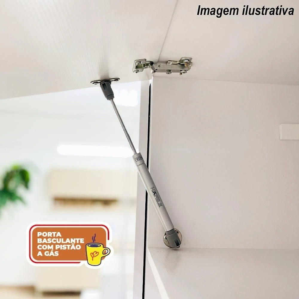 Armário de Cozinha Completa Madrid 9 Portas 1 Gaveta MDF 280cm Amadeirado Texturizado