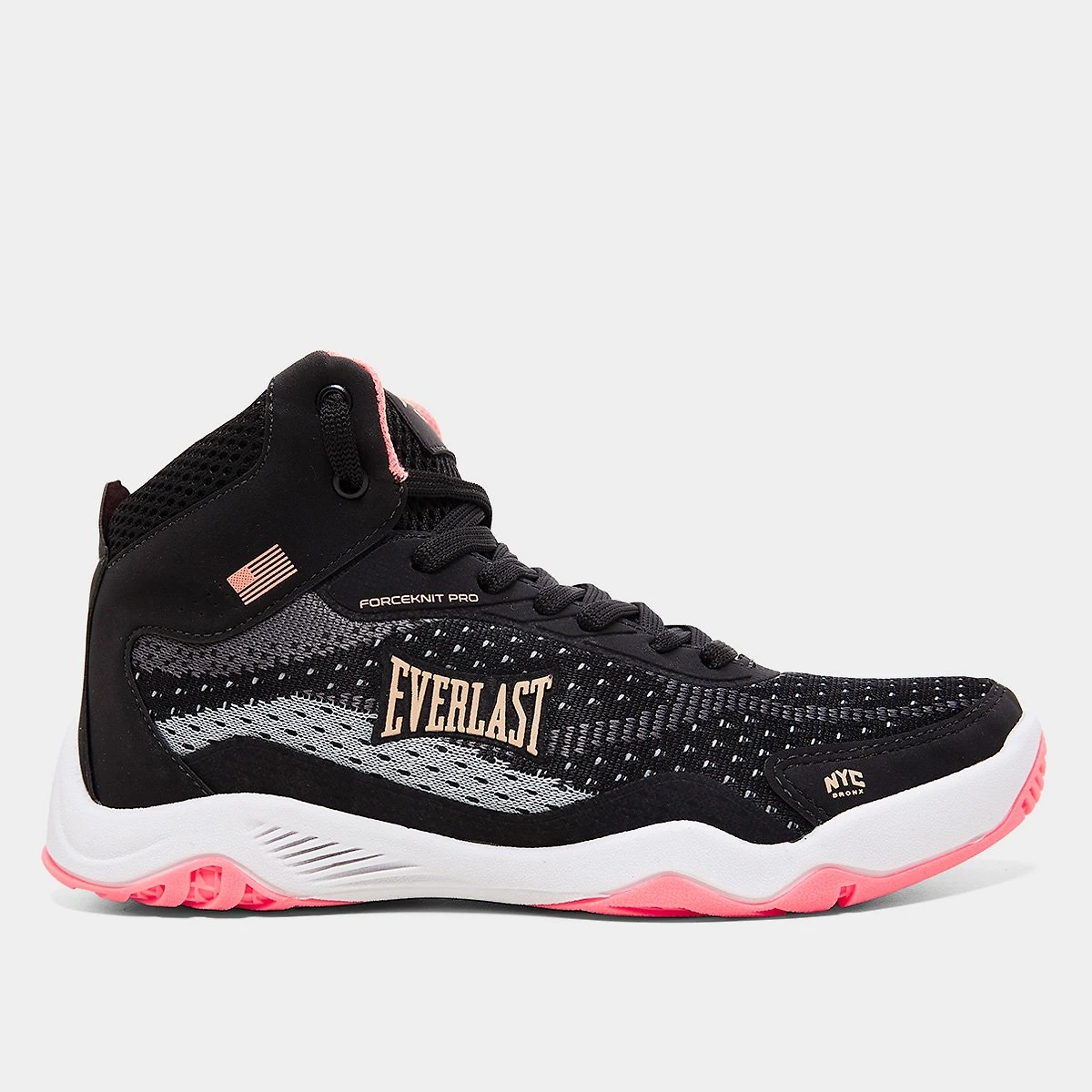 Tênis Cano Médio Everlast Forceknit Pro Feminino