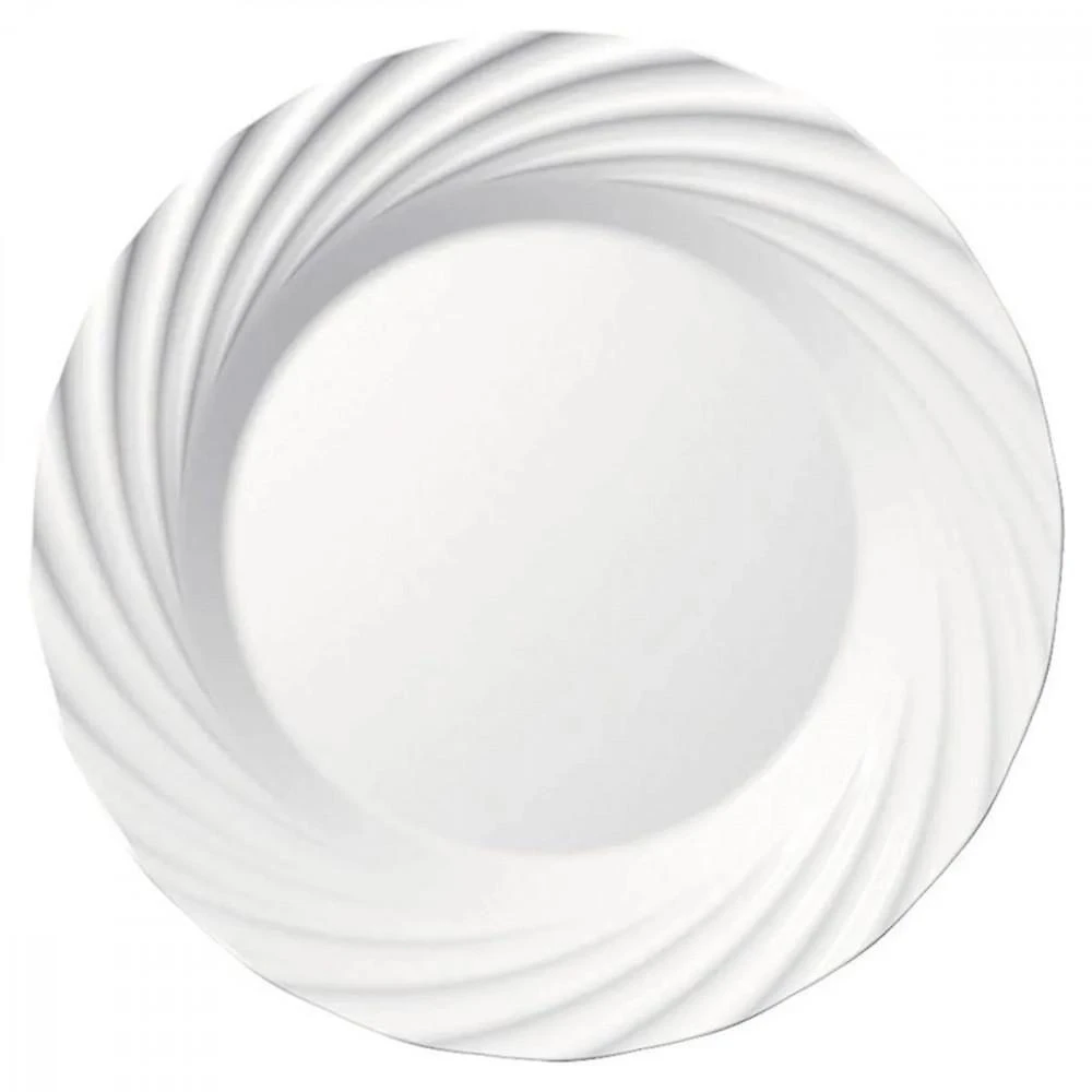 Prato Duralex Jasmim Raso Almoço 26cm - Nadir