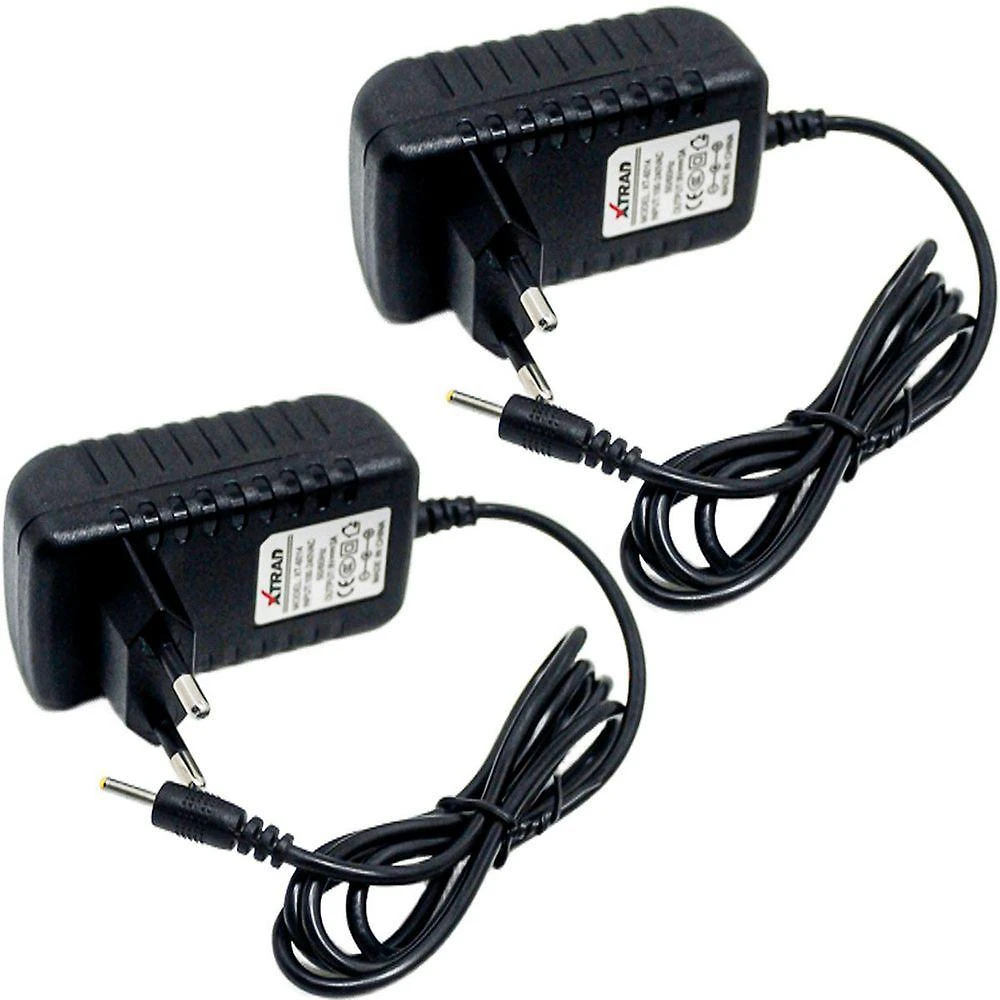Kit 6 Carregador Fonte para Tablet Fonte Bivolt Pino Fino 2,5x0,7MM Bivolt Preto Outras Marcas