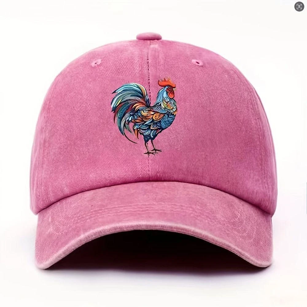 Boné Emaús Acessórios Moderno Poliéster Estampa Animal Vermelho Unissex