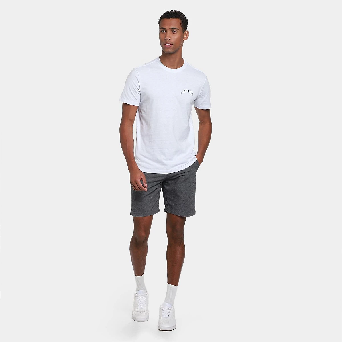 Miniatura Bermuda Calvin Klein Masculina Preto - 38