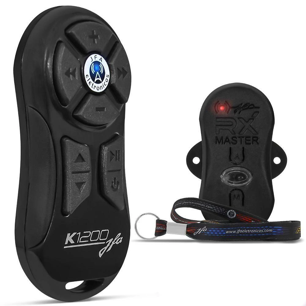Controle Remoto Jfa K1200 Preto Alcance De 1200 Metros Com