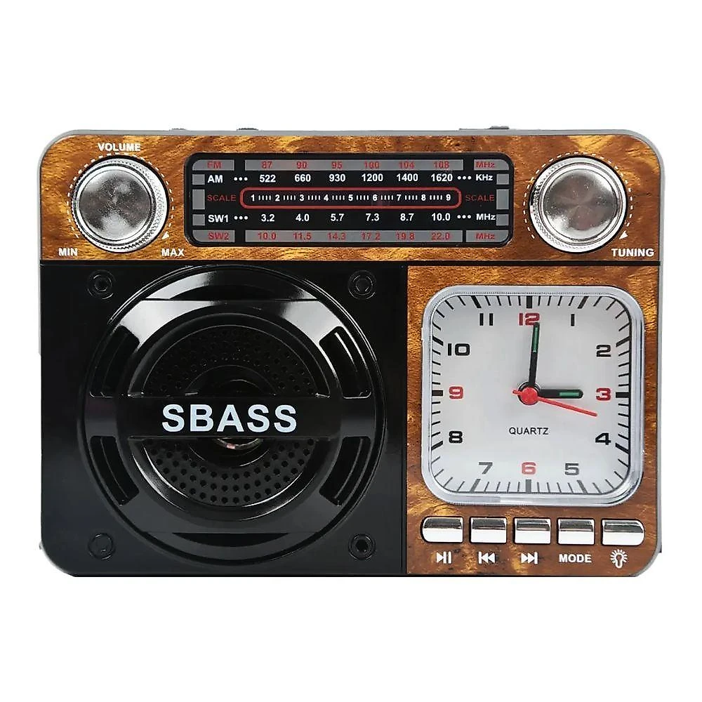 Rádio Portátil Kapbom KA-136 com Bluetooth 3W RMS Bivolt Preto