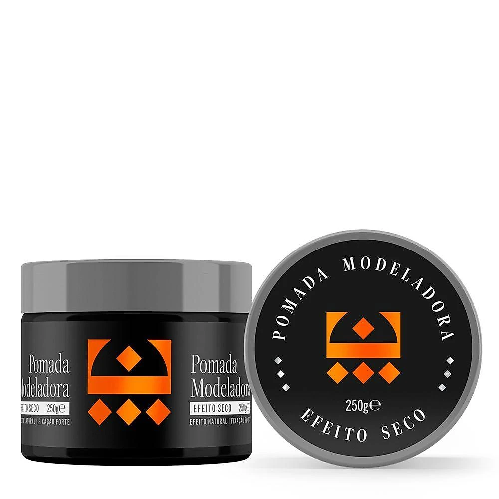 Kit Pomada Efeito Seco + Brilho + Neutro Embaixador 250G