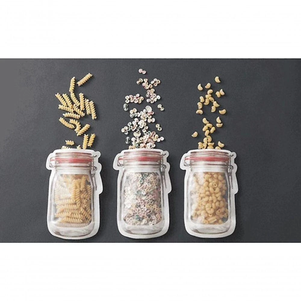 Kit 3 Saco Bolsa Frasco Ziplock Para Alimento/ Artigos