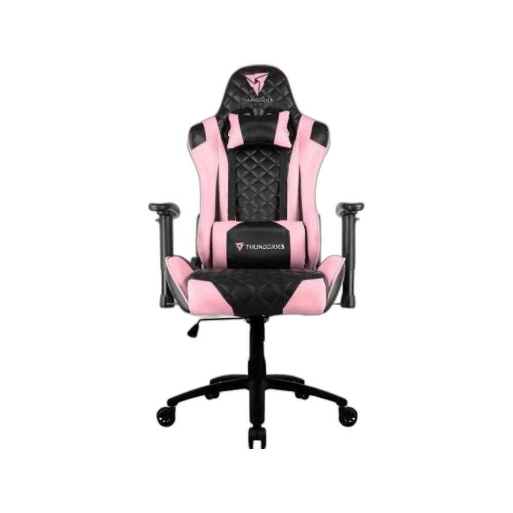 Cadeira Gamer Thunderx3 TGC12 com Ajuste Reclinável 135o e Almofadas de Apoio Rosa
