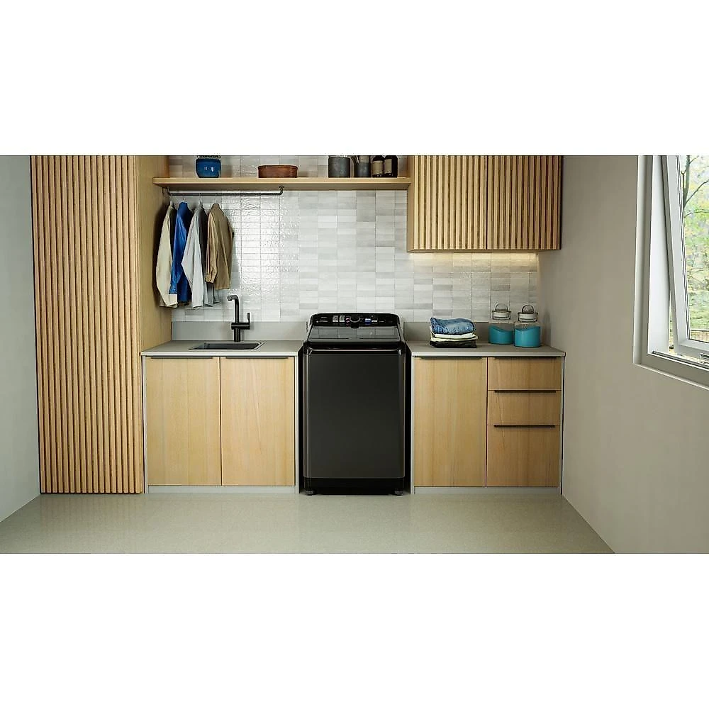 Maquina De Lavar Panasonic 15kg Sistema Ciclone Titânio NA-F150B1TA 110V