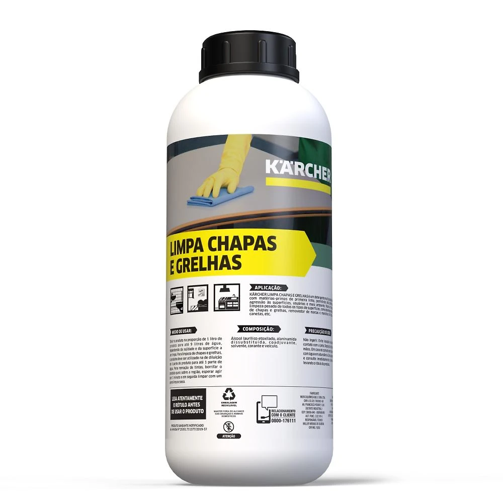 Limpa Chapas e Grelhas Karcher (1L rende até 9L)