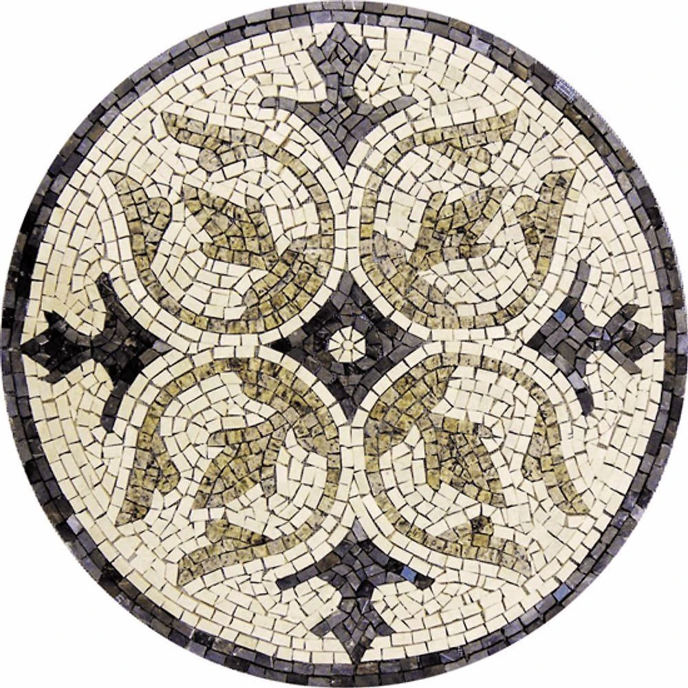 Piso Quatro Louros Travertino Bege Liso para Residencial Bege 150CM Mosaico