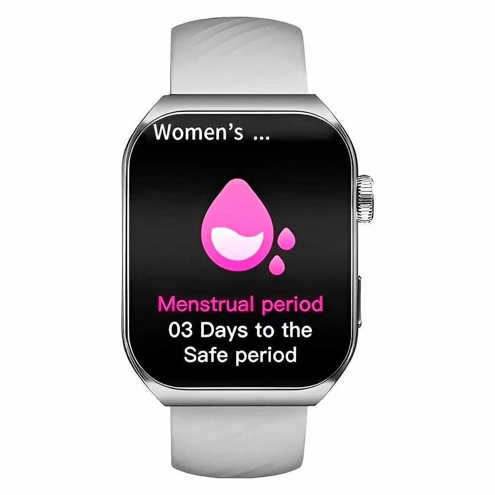 Smartwatch QCY GS2 WA23S5A Tela 1.3 AMOLED com Frequência Cardíaca Bateria 240h Cinza