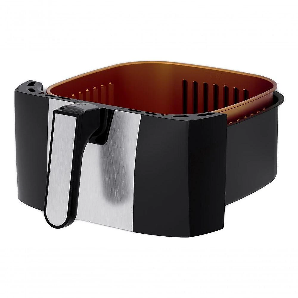 Fritadeira Elétrica Air Fryer BFR51 5,5L 1500W Antiaderente Gold Preto 110V