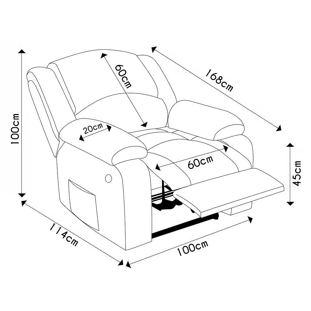 Miniatura Poltrona Do Papai Reclinável Pietra Power Elétrica Usb Fh9 Veludo Terracota - Mpozenato