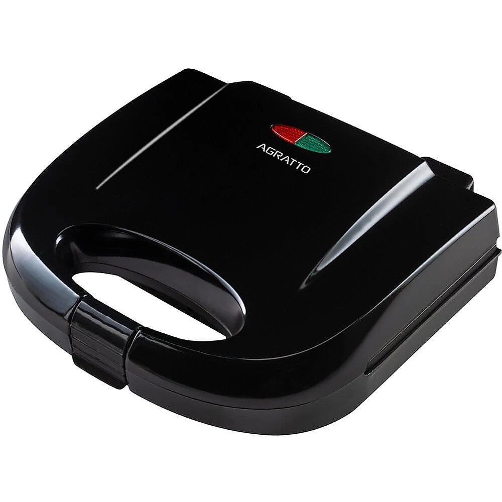 Máquina de Waffle Agratto Aroma, 750 W, Chapa Antiaderente - AWAF01 Preto - 110V