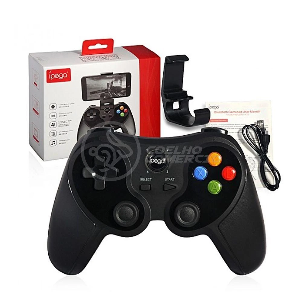 Miniatura Controle Ipega Bluetooth Para Smartphone Pg-9078 - Preto