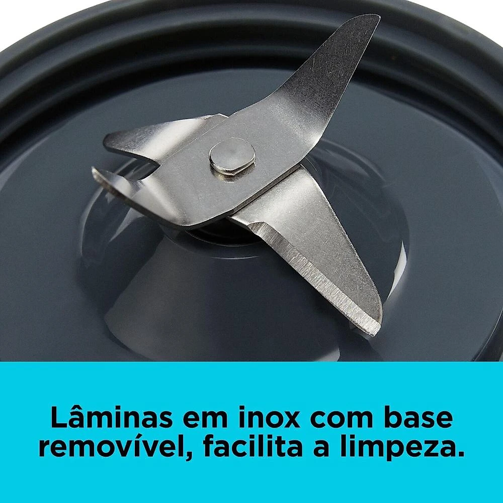 Liquidificador e processador black+ decker freestyle lp320-br 2 velocidades inox 110